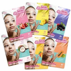 Ansigtsmaske fugtgivende - Beauty Routine, assorterede dufte