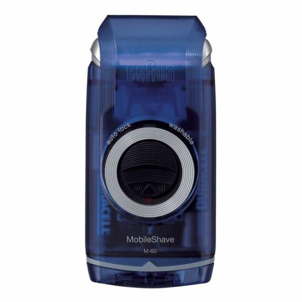 Barbermaskine Braun MobileShave M-60 - blå/sort