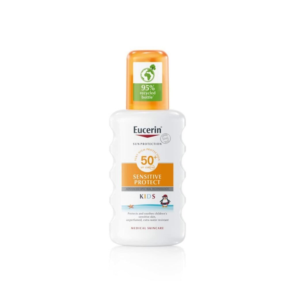 Eucerin Sensitive Protect Kids solcreme spray SPF 50+ 200 ml