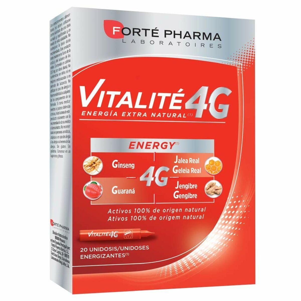 Forté Pharma Vitalité 4G multivitamin - 20 ampuller
