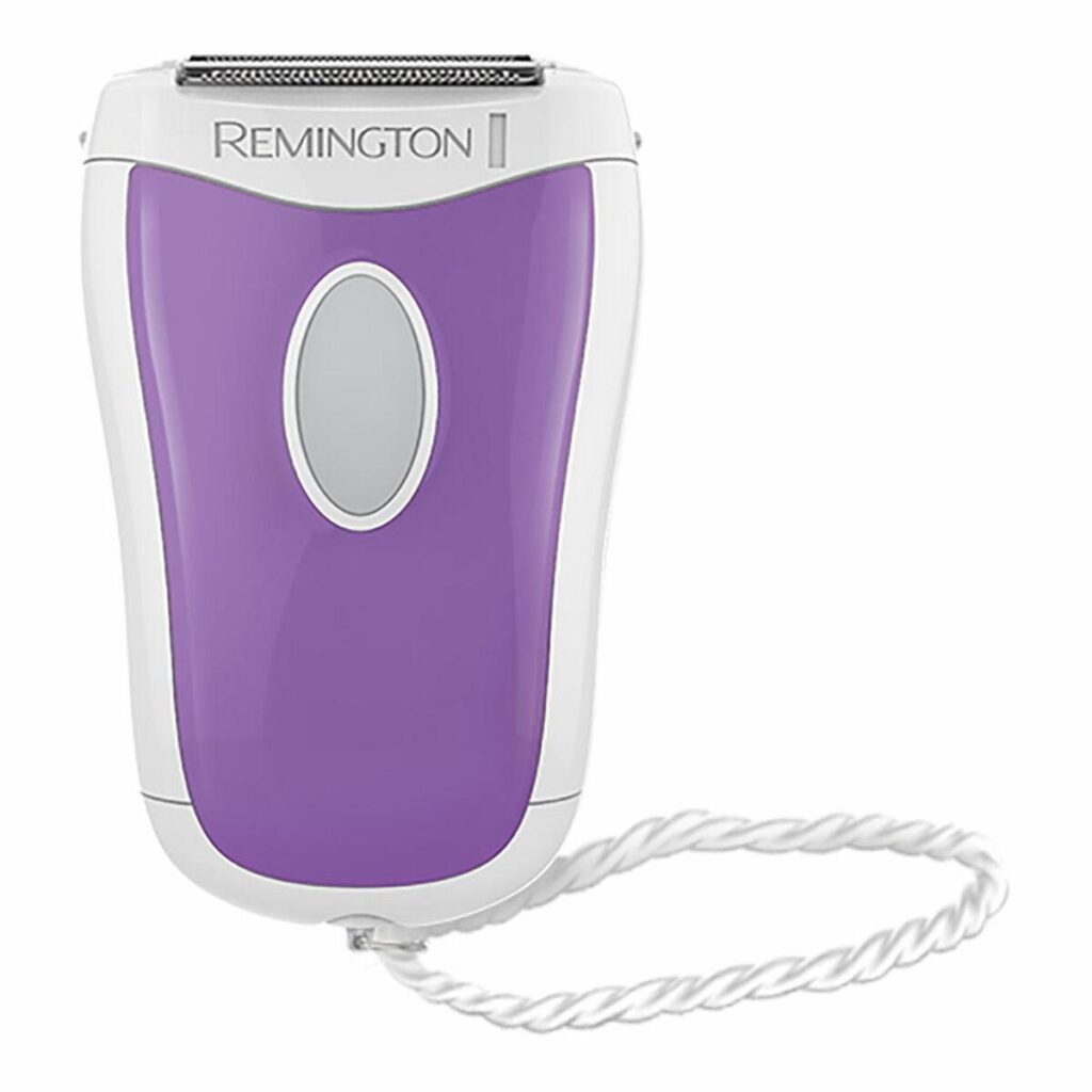 Remington barbermaskine til kvinder - hvid/lilla, batteridrevet