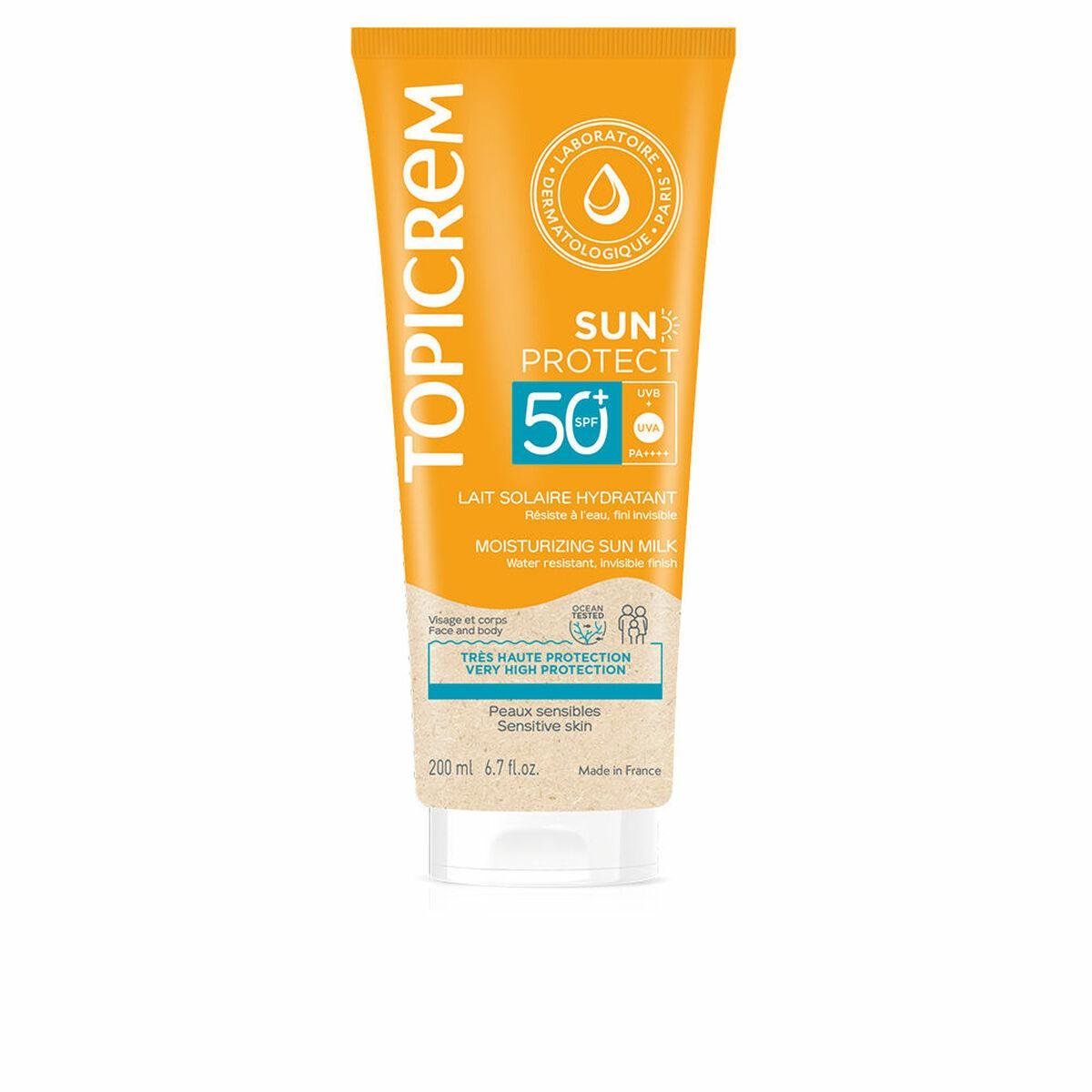 Topicrem Sun Protect solcreme SPF 50 - 200 ml ansigt og krop