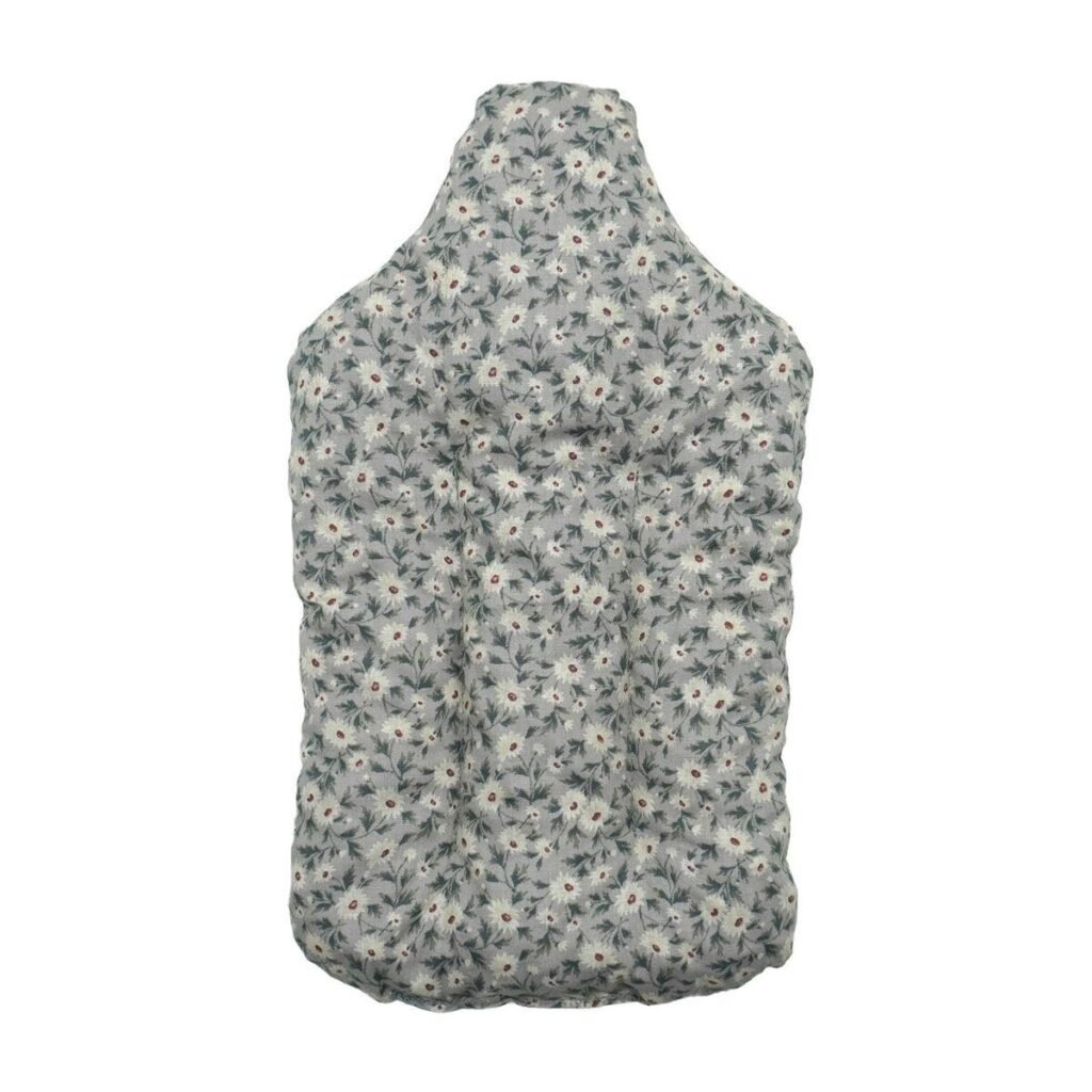 Varmepude Versa - Daisy Cvetlice, grå, bomuld, 17 × 30 cm