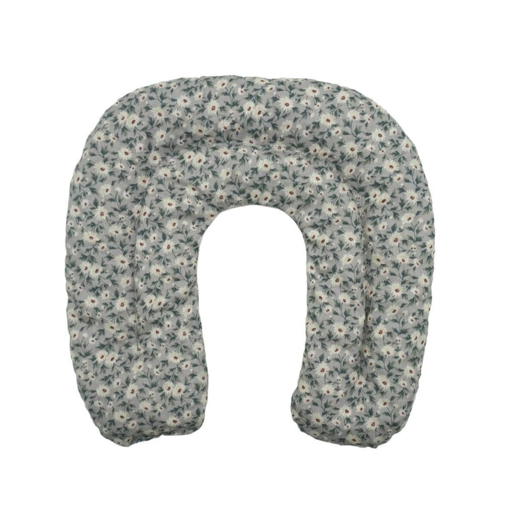 Varmepude Versa - Daisy Cvetlice, grå, bomuld, 28 × 30 cm