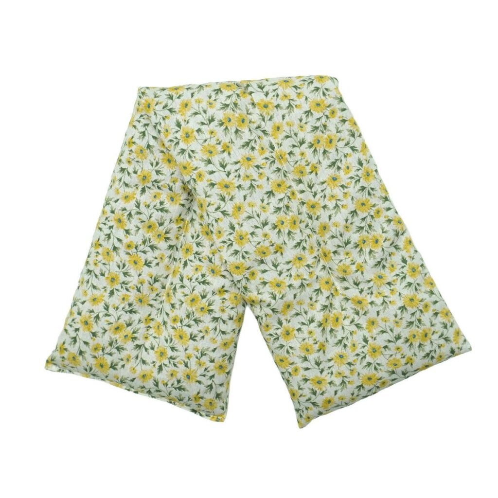 Varmepude Versa - Lily Cvetlice, gul, bomuld 12,5 × 45 cm