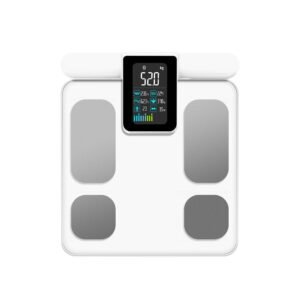 Badevægte med kropsanalyse Extralink Smartlife K-201, hvid