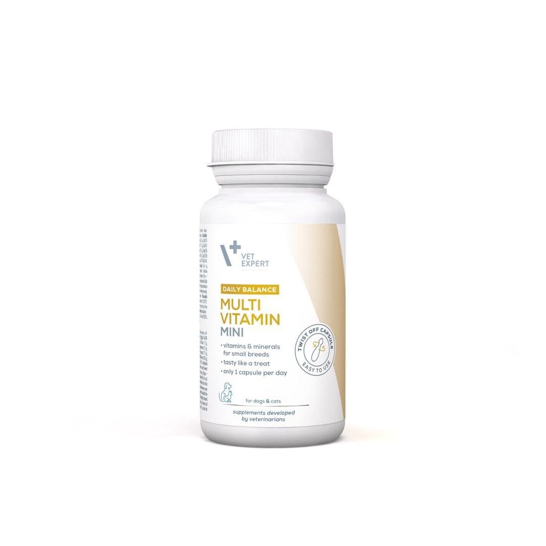 Kosttilskud til kat og lille hund VetExpert Multivitamin Mini 30 kapsler