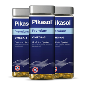 3 x Pikasol Premium Omega-3 (140 stk)