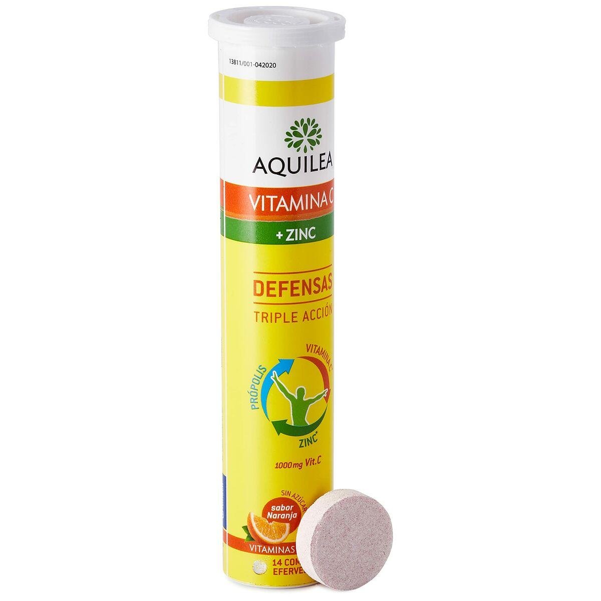 C-vitamin med zink - Aquilea, 14 brusetabletter