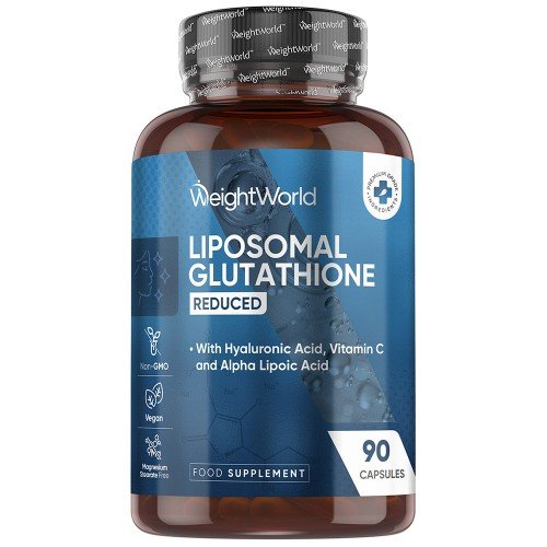 Liposomal Glutathione, 90 kapsler - Med hyaluronsyre, C-vitamin og ALA