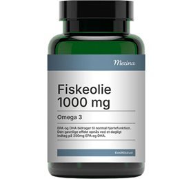 Mezina Fiskeolie Omega-3 - 1000 mg 120 kap.