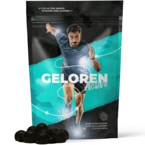 Geloren Active brombær gummies til led med kollagen og vitamin C 90 stk.