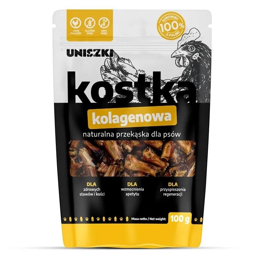 Hundegodbid UNISZKI kollagen-tern, 100 g
