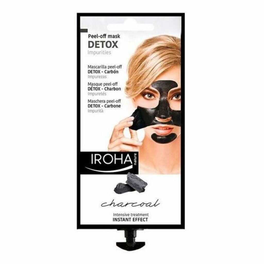 Iroha Detox Charcoal Black peel-off ansigtsmaske - 1 stk
