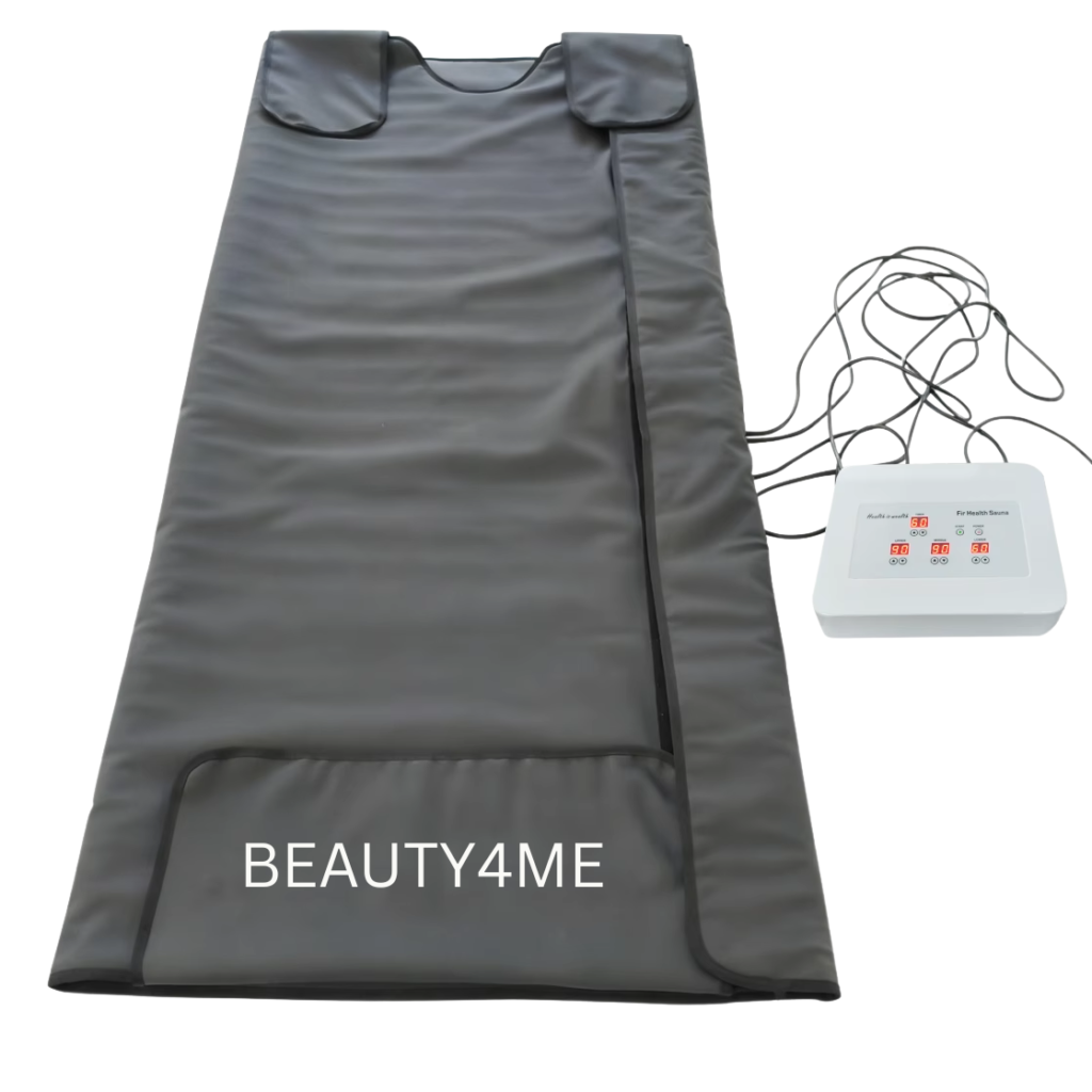 Luksus Saunatæppe med 3 zoner - Sort