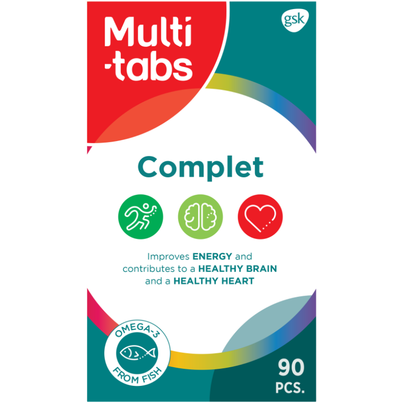 Multitabs Complet Kapsler Med Omega-3 (90 stk)