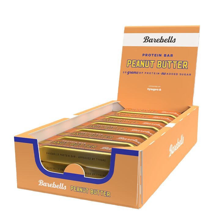 12 x Barebells Proteinbar 55 g - Peanut Butter
