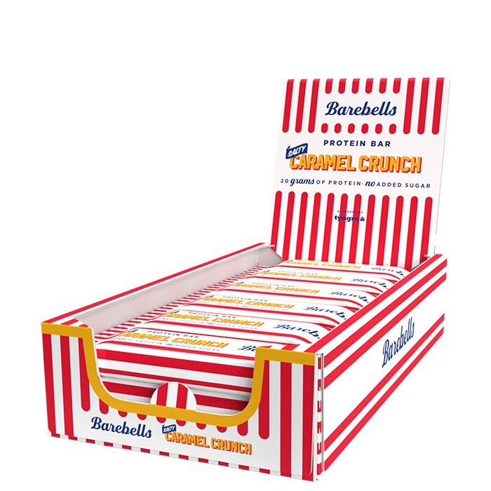 12 x Barebells Proteinbar 55 g - Salty Caramel Crunch