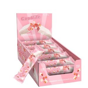 15 x Low Sugar Proteinbar 50 g - Strawberry White chocolate