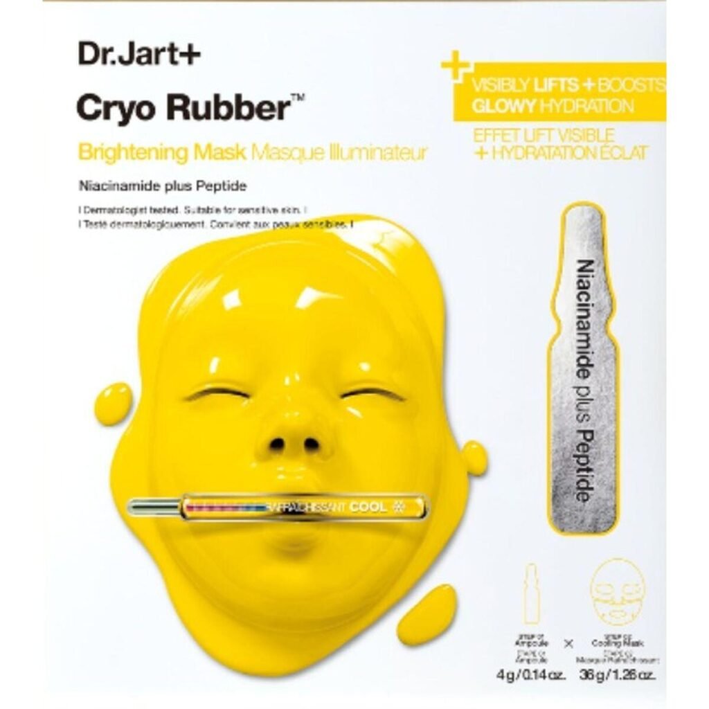 DR.JART+ Cryo Rubber - oplysende ansigtsmaske med niacinamid og peptider