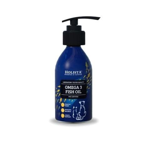 HOLISTA Omega-3 fiskeolie kosttilskud til hunde og katte, 100 ml