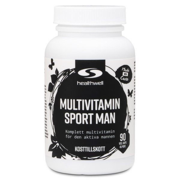 Healthwell Multivitamin Sport Mand, 90 kapsler